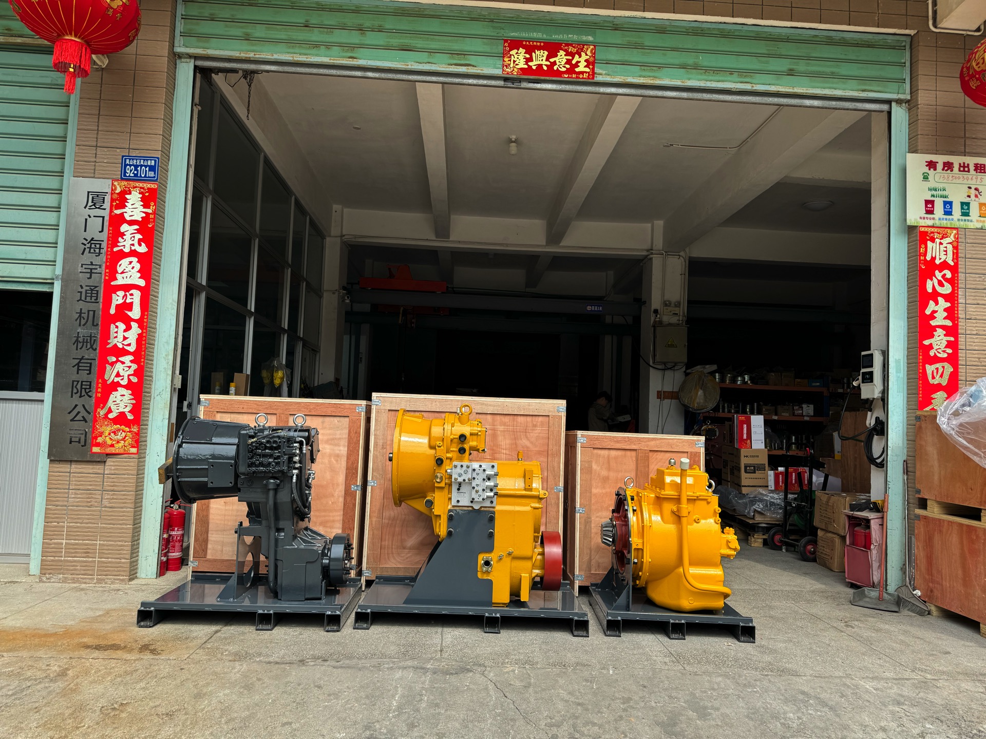 <strong>Three gearboxes at CTT Construction Mach</strong>